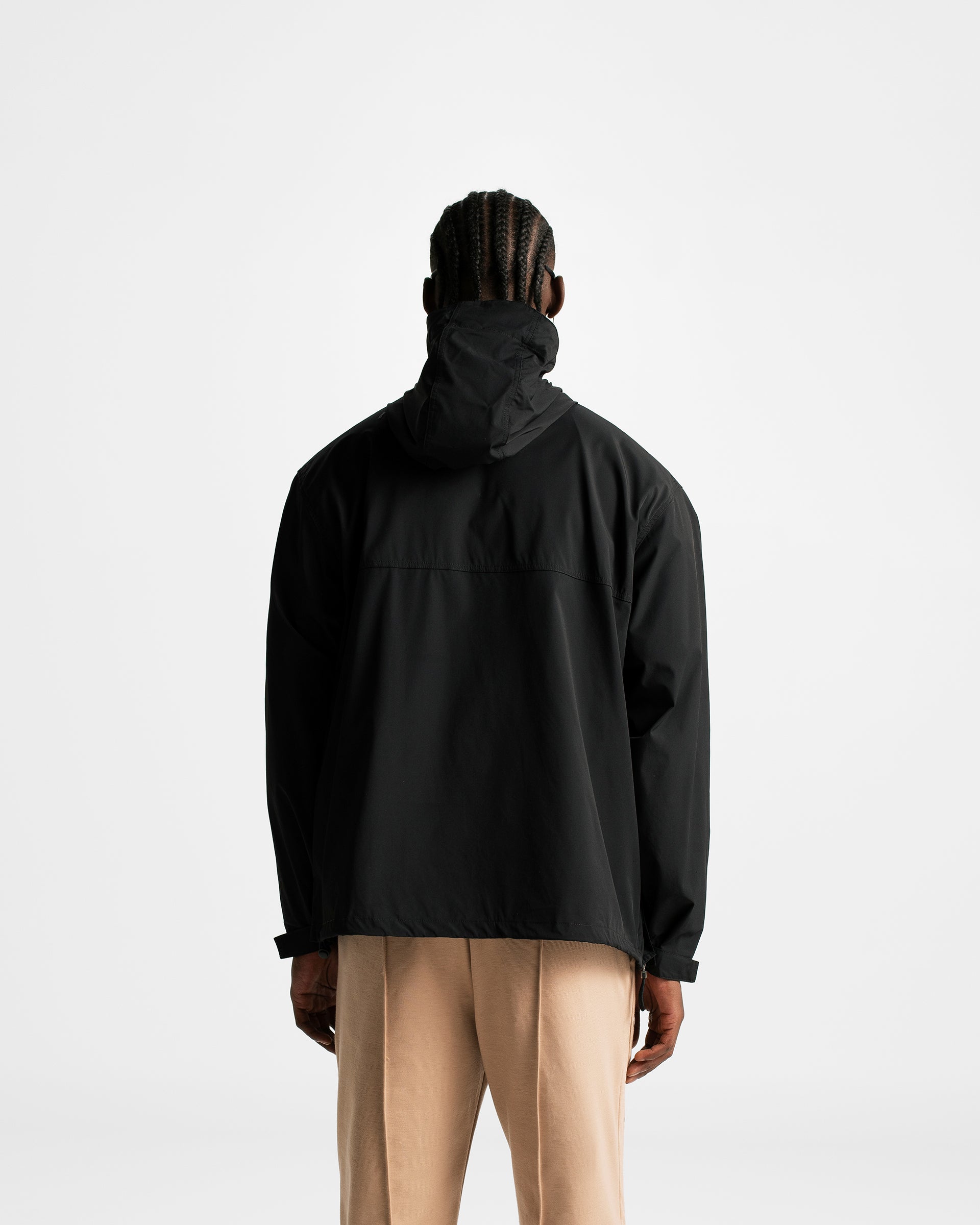 Jet Black Monoic Windbreaker Jacket | Jackets Parisian Dreams | Monoic Studios