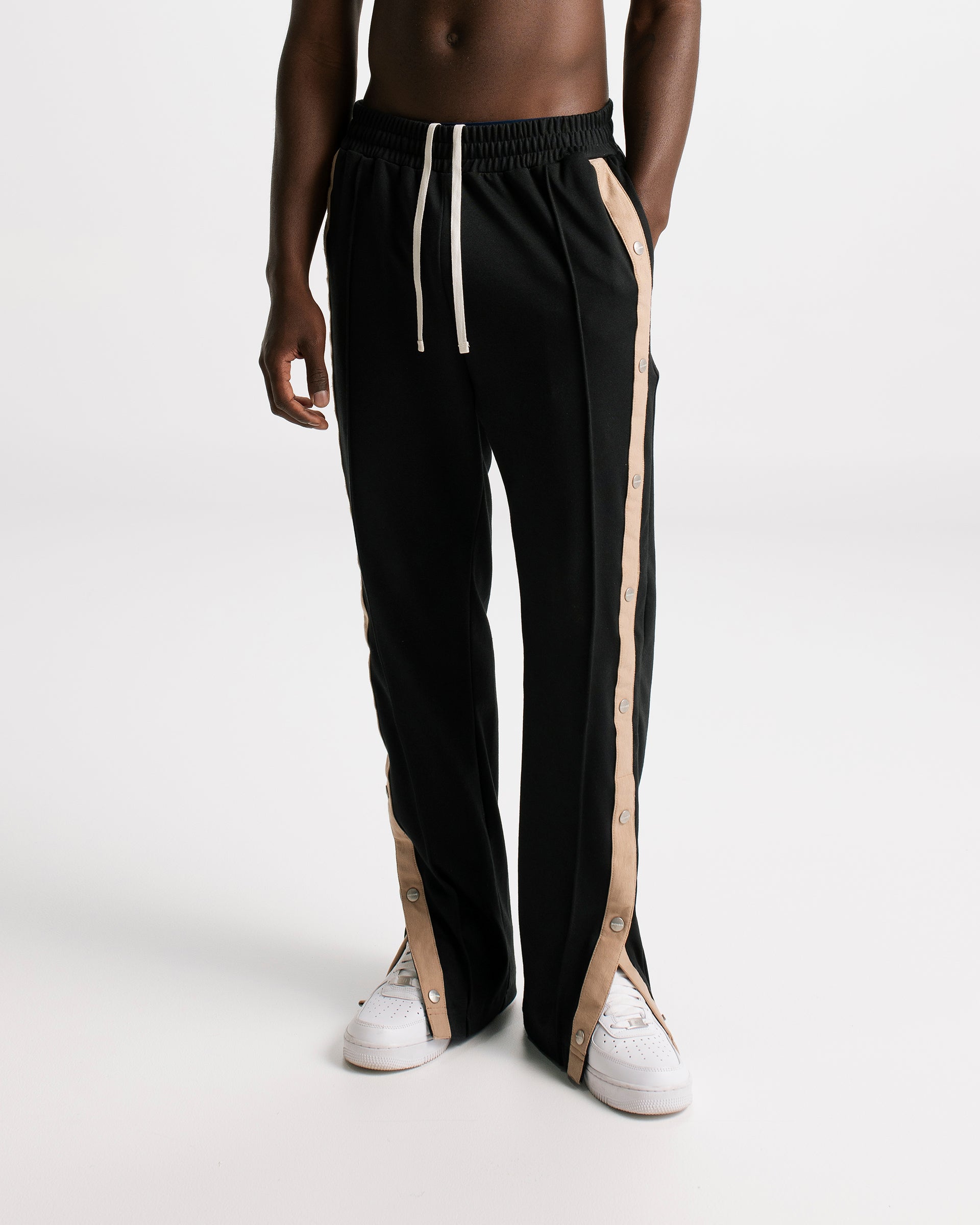 Track Pant Monoic Black and Cream | Parisian Dreams Pants | Monoic Studios