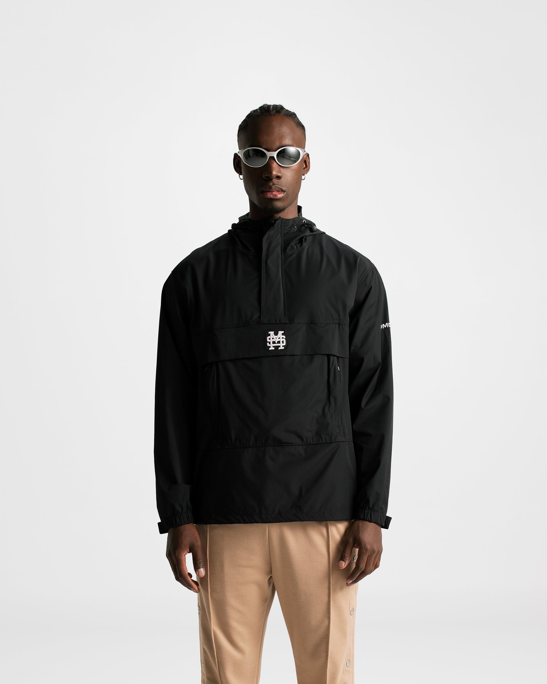 Jet Black Monoic Windbreaker Jacket | Jackets Parisian Dreams | Monoic Studios