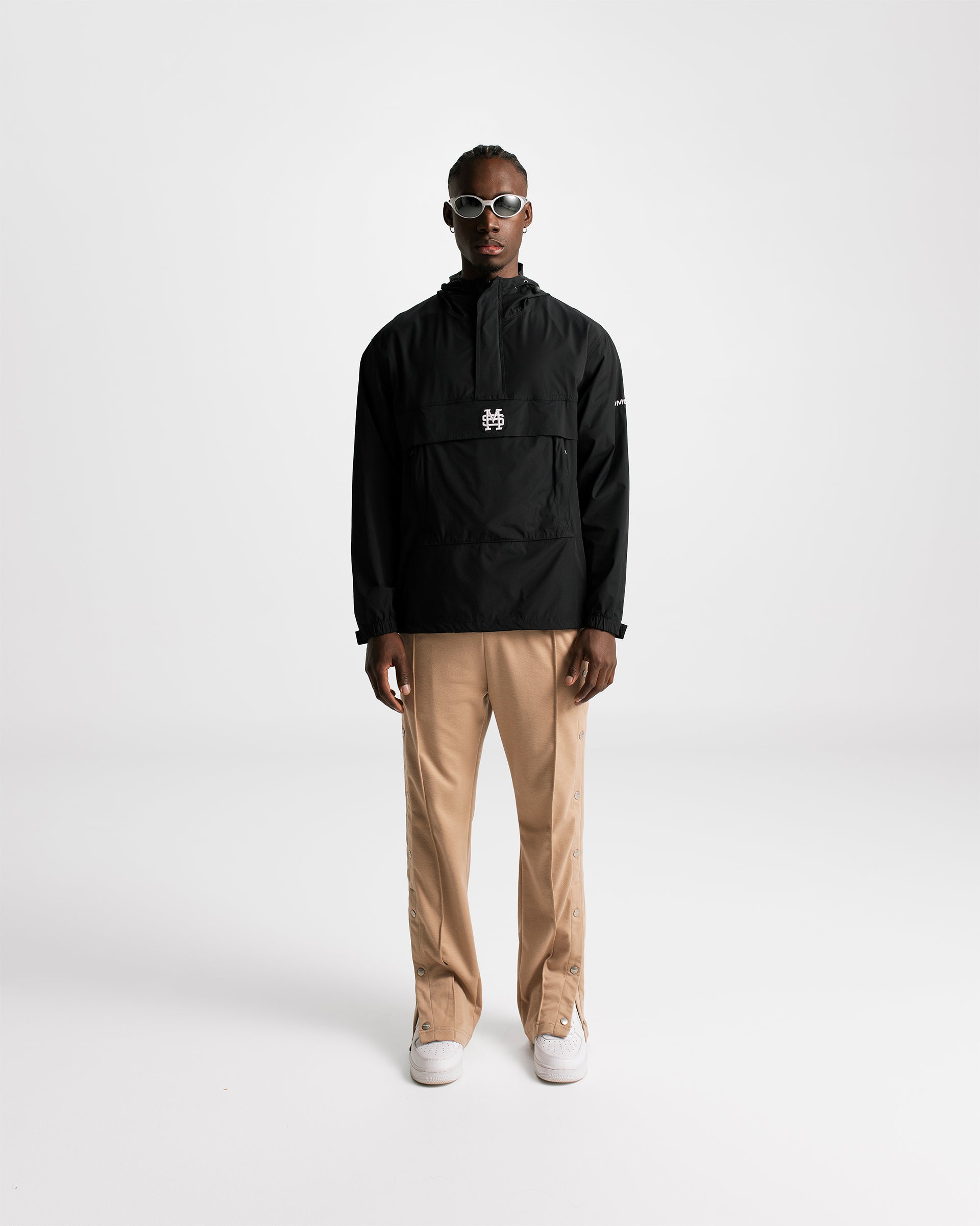 Jet Black Monoic Windbreaker Jacket | Jackets Parisian Dreams | Monoic Studios