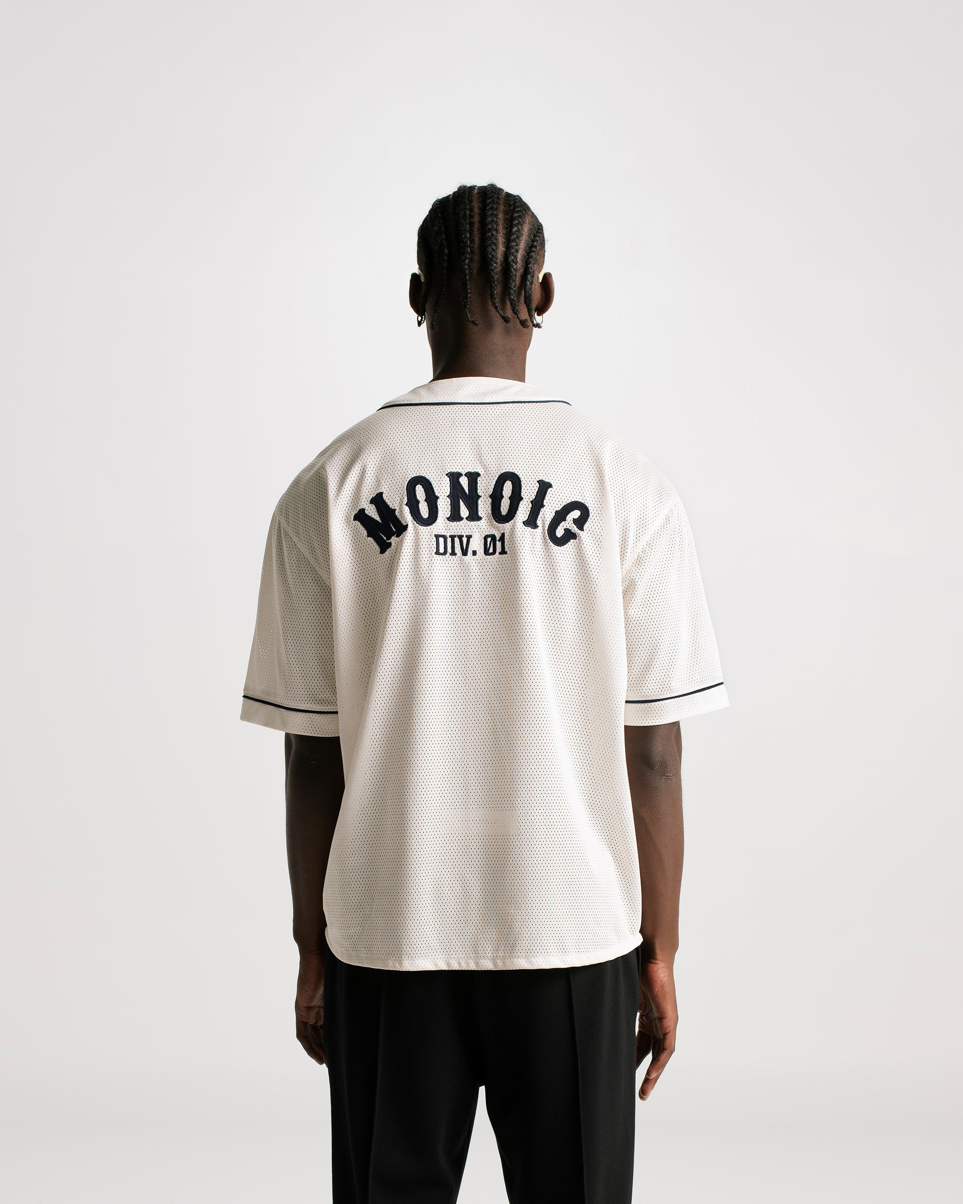 Baseball Jersey Ivory White | Parisian Dreams T-shirts | Monoic Studios