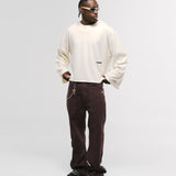 Long Sleeve Boxy T-Shirt – Off White