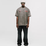 Monoic Eagle Oversized T-Shirt - Distressed Grey