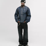 Aviator Denim Jacket - Raw Denim