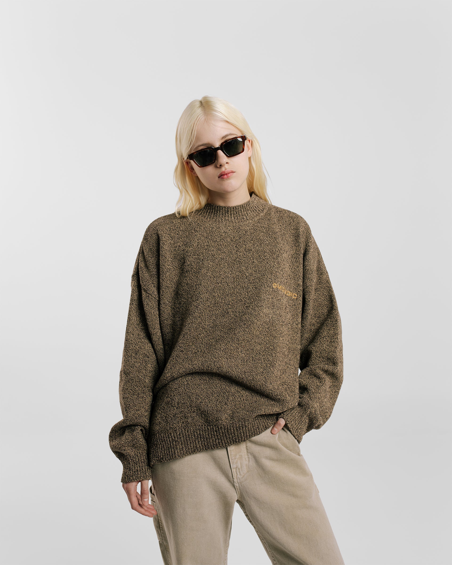 Sweater Monoic Tejido de Punto Café | Knitwear Rodeo | Monoic Studios