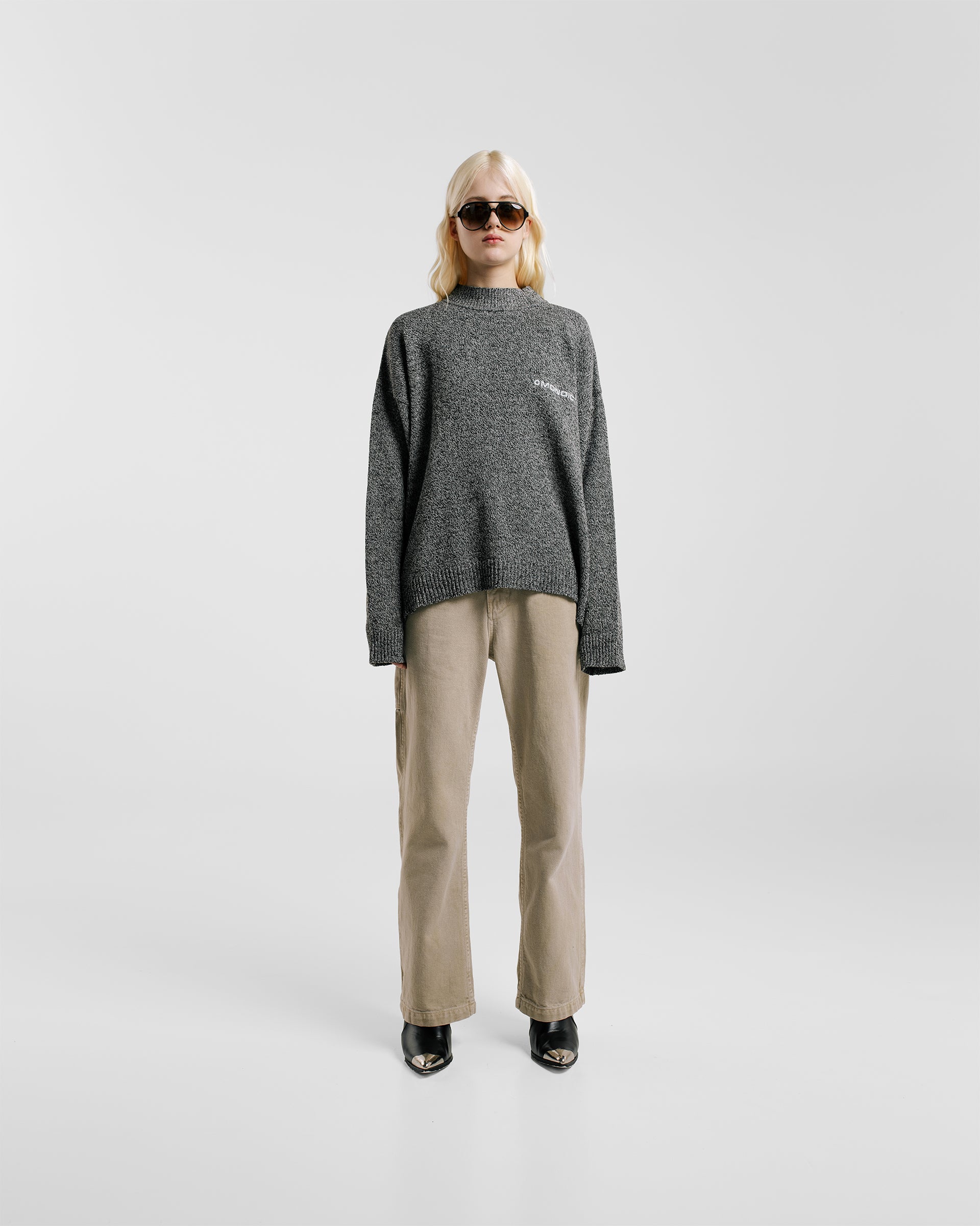 Sweater Monoic Tejido de Punto Gris | Knitwear Rodeo | Monoic Studios