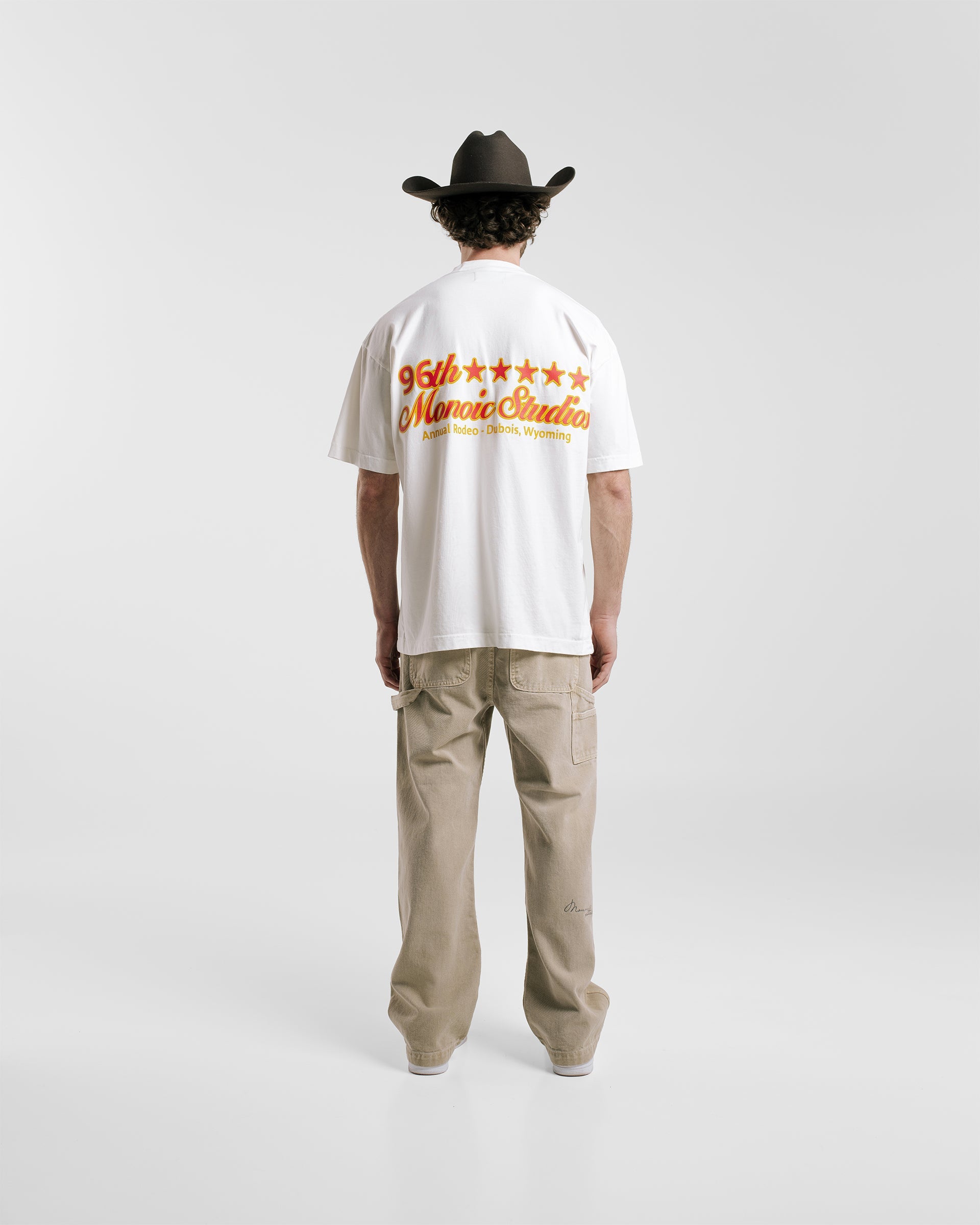 Camiseta rodeo Stars Blanco | Camisetas Rodeo | Monoic Studios