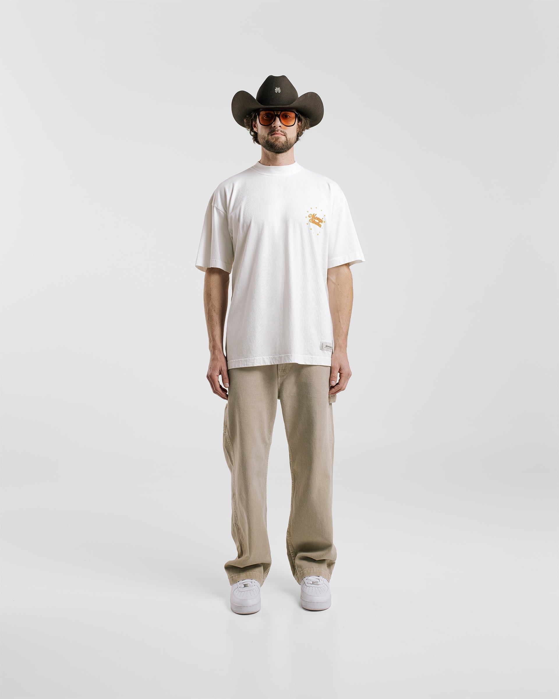 Camiseta rodeo Stars Blanco | Camisetas Rodeo | Monoic Studios