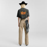 Camiseta Cropped Rodeo Stars Gris | Camisetas Rodeo | Monoic Studios