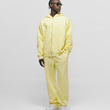 Basic Oversized Zip Hoodie V3 - Wax Yellow