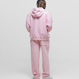 Basic Oversized Zip Hoodie V3 - Pastel Pink