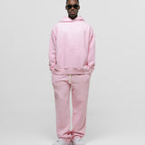 Hoodie Oversized Básico V3 - Rosado Pastel