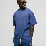 Basic Boxy Fit T-Shirt V3 - Skipper Blue