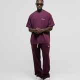 Oversized Basic T-Shirt V3 - Burgundy