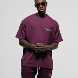 Oversized Basic T-Shirt V3 - Burgundy