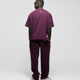 Basic Boxy Fit T-Shirt V3 - Burgundy