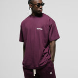 Oversized Logo T-Shirt V3 - Burgundy