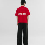 Boxy Fit Speed T-Shirt - Pompeian Red