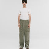 Wide Fit Chore Pants - Olive