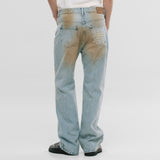 Straight Fit Rally Jeans - Dirty Blue