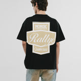 Oversized Rallye T-Shirt - Jet Black