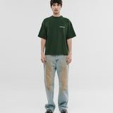 Basic Boxy Fit T-Shirt V4 - Forest Green
