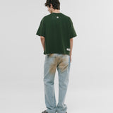 Basic Boxy Fit T-Shirt V4 - Forest Green