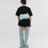 Records Oversized T-Shirt - Jet Black