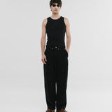Wide Fit Chore Pants - Jet Black