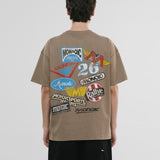 Oversized Sponsors T-Shirt - Sand
