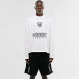 Oversized Shield Long Sleeve T-Shirt - Off White
