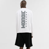 Oversized Shield Long Sleeve T-Shirt - Off White
