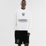 Oversized Shield Long Sleeve T-Shirt - Off White