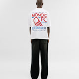 Boxy Fit MONOIC F.C T-Shirt - Off White