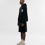 Oversized MONOIC F.C Hoodie - Jet Black