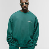 Basic Oversized Crewneck V4 - Forest Green