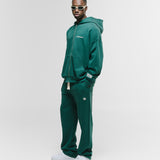 Basic Oversized Zip Hoodie V4 - Forest Green