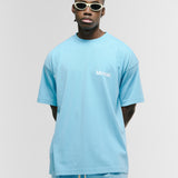 Oversized Logo T-Shirt V4 - Glacier Blue