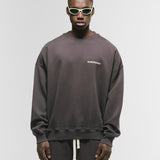 Basic Oversized Crewneck V4 - Brown