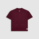 Basic Boxy Fit T-Shirt V3 - Burgundy