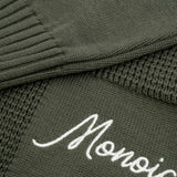Checkered Knitwear Sweater - Olive