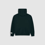 Basic Oversized Zip Hoodie V4 - Forest Green