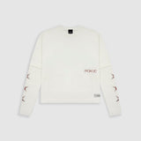 Double-Sleeve Stars Long Sleeve T-Shirt – Off-White