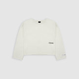 Long Sleeve Boxy T-Shirt – Off White