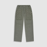Wide Fit Chore Pants - Olive