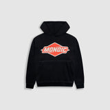 Oversized Oil Hoodie - Jet Black