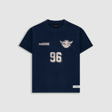 Oversized Retro Dream Team T-Shirt - Navy Blue