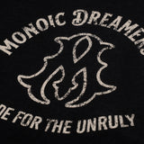 Oversized Dreamers Club T-Shirt - Jet Black