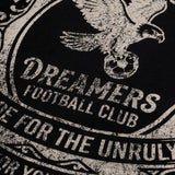 Oversized Dreamers Club T-Shirt - Jet Black