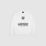 Oversized Shield Long Sleeve T-Shirt - Off White